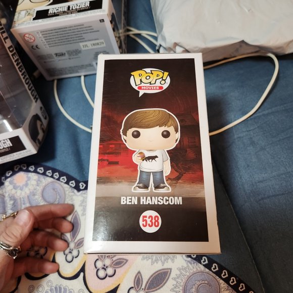 Brand New!! Mint Funko Pop Movie Ben Hanscom #538 Glows in the Dark (IT Movie) - Picture 4 of 5